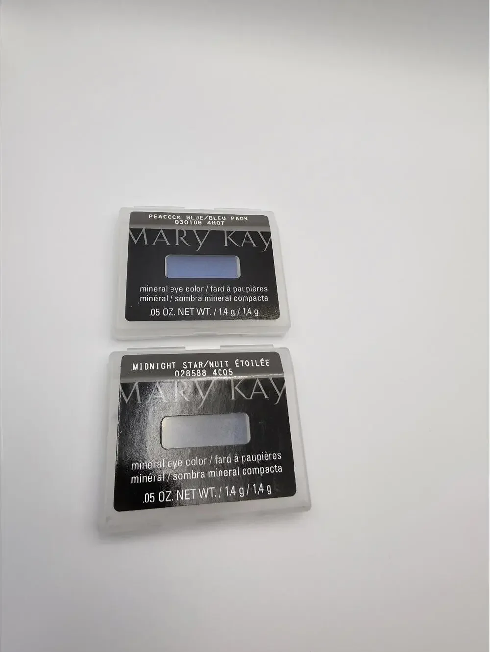 Mary Kay Lot Of 2 Mineral Eye Color Peacock Blue Midnight Star New Discontinued